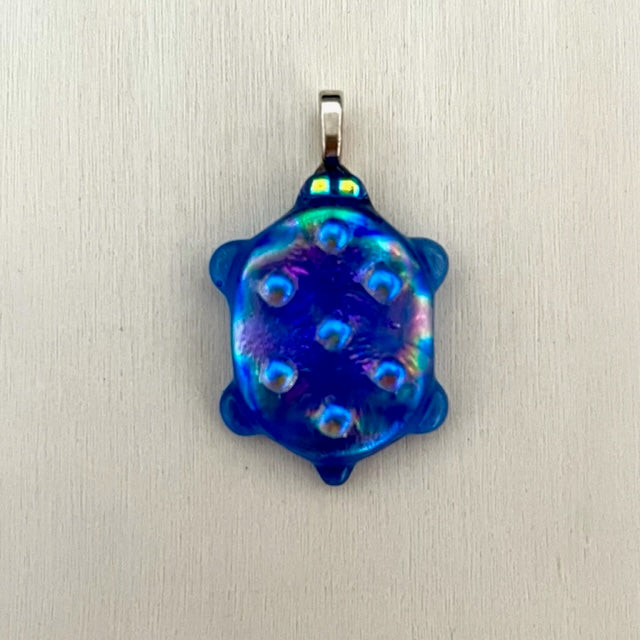 Fused Glass Tortoise Pendant